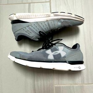 Mens Gray Under Armour Shoes